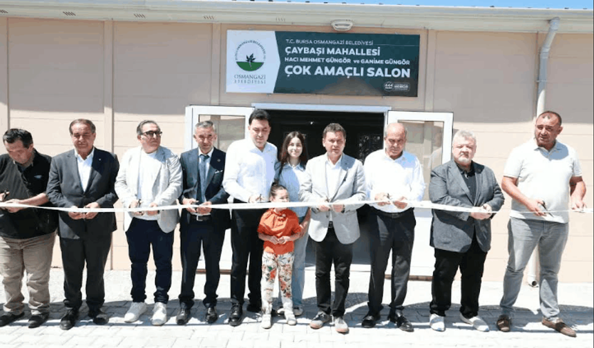 O MAHALLE ÇOK AMAÇLI SALONUNA KAVUŞTU