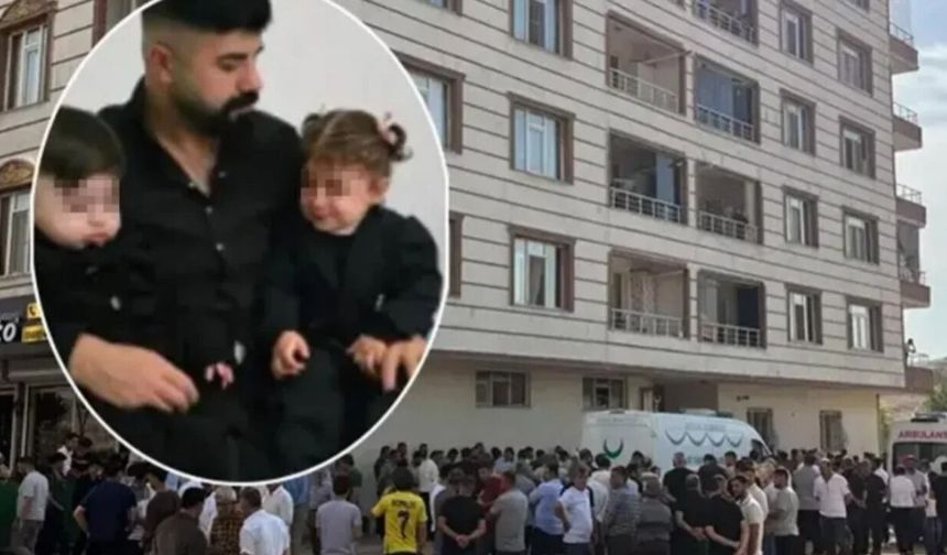 EŞİNİ VE 2 ÇOCUĞUNU BIÇAKLA ÖLDÜRÜP KENDİNİ ASTI!