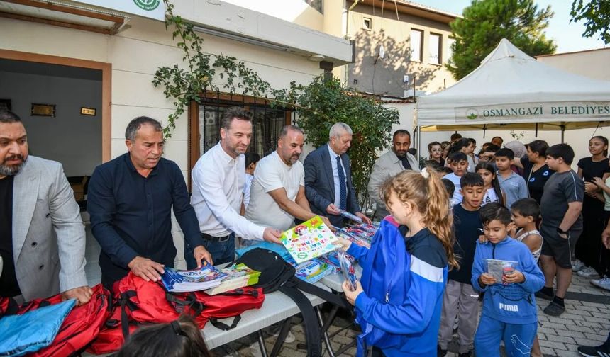 OSMANGAZİ'DE ÇOCUKLARIN YÜZÜNÜ GÜLDÜREN BULUŞMA