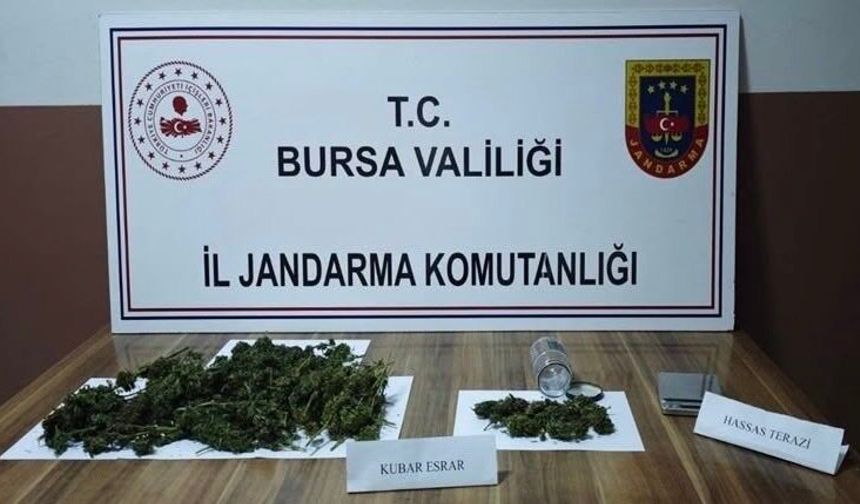 BURSA’DA JANDARMADAN UYUŞTURUCU OPERASYONU