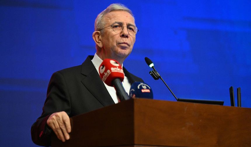 MANSUR YAVAŞ CHP'DEN İSTİFA ETTİ