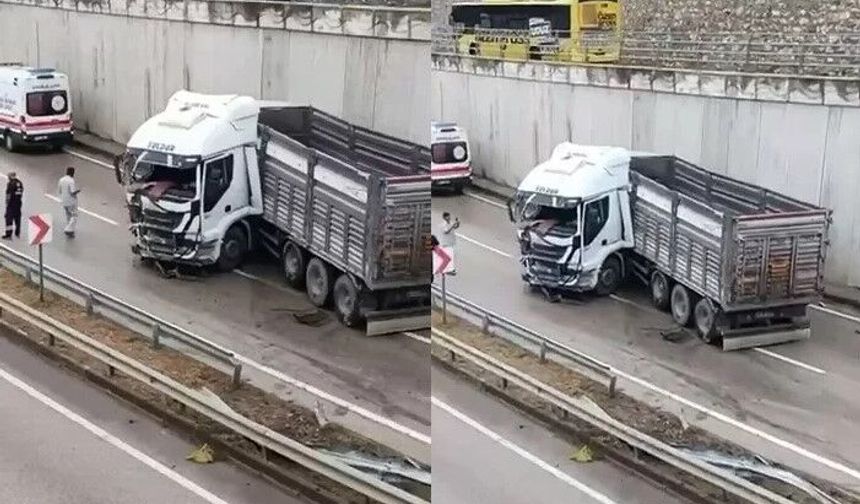 KONTROLDEN ÇIKAN TIR MAKASLADI!