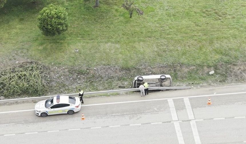 BURSA'DA YAĞIŞ KAZA GETİRDİ