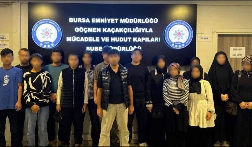KAÇAK GÖÇMENLER OPERASYONLA YAKALANDI