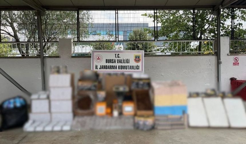 BURSA’DA KAÇAK TÜTÜN OPERASYONU