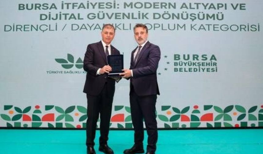 ‘Dirençli Şehir Bursa’ vizyonuna ulusal ödül!