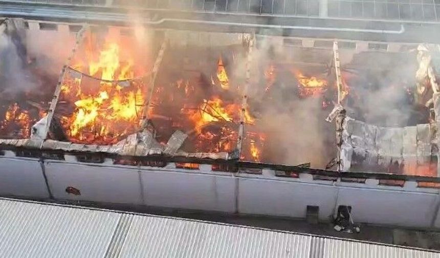 MOBİLYA FABRİKASINDA BÜYÜK YANGIN!