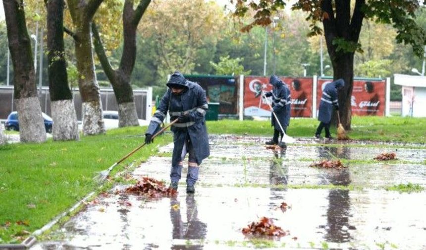 BURSA'DA SONBAHAR TEMİZLİĞİ