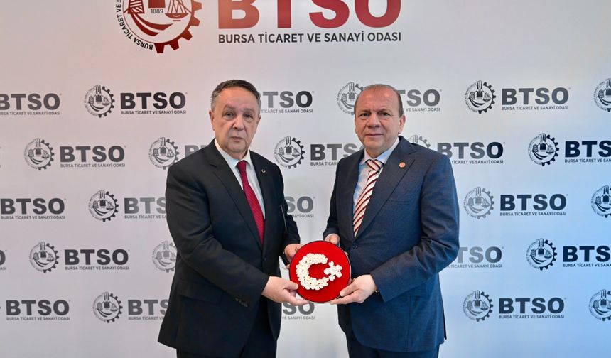 EKREM ALFATLI'DAN BTSO'YA HAYIRLI OLSUN ZİYARETİ