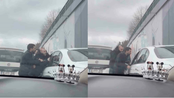 Araçtan indi, ehliyeti gitti!