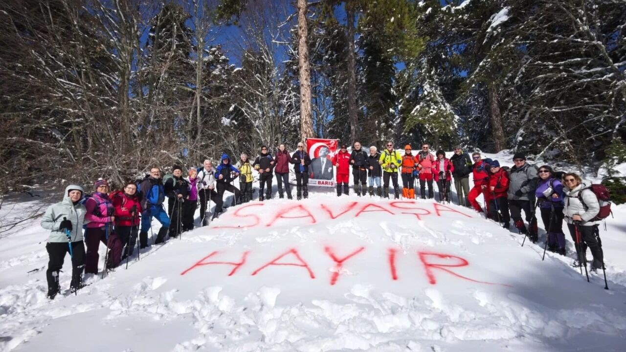 Uludağ zirvesinden dünyaya barış çağrısı
