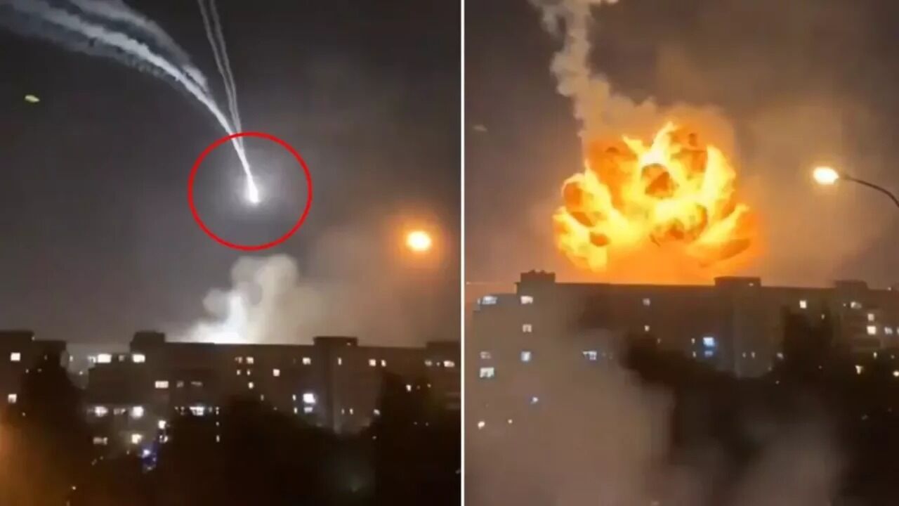 İran, İsrail'i hipersonik füzelerle vurdu