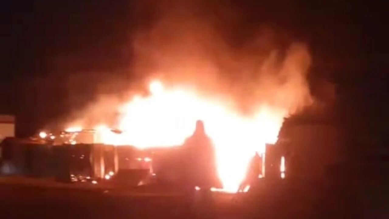 Bursa'da çiftlik yangını!