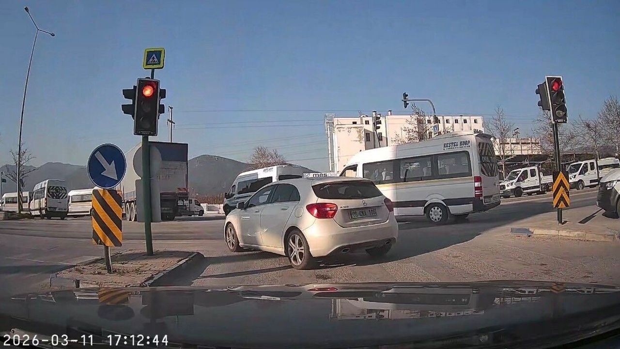 Bursa trafiğinde tehlikeli anlar
