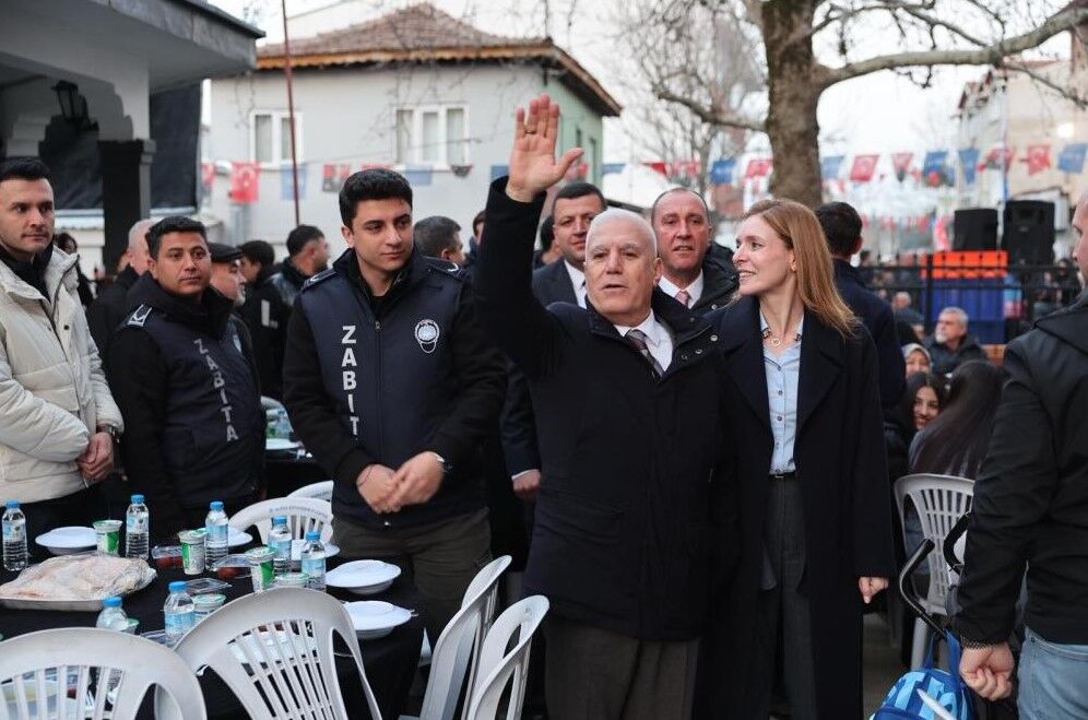 Başkan Bozbey, baba ocağında iftar yaptı