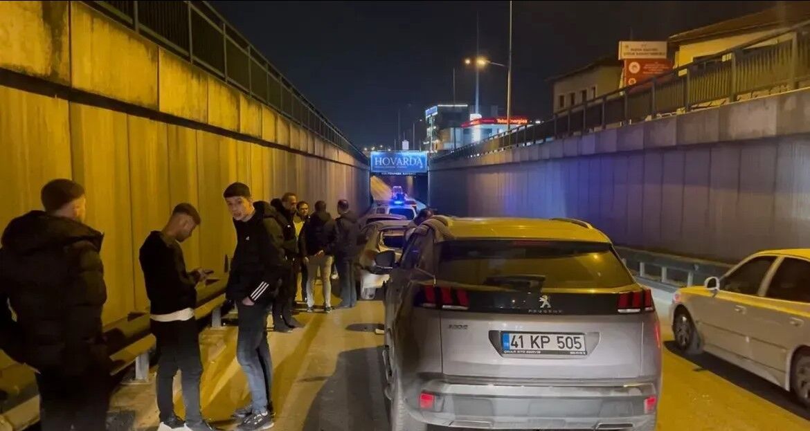 Zincirleme kaza sonrası ortalık karıştı