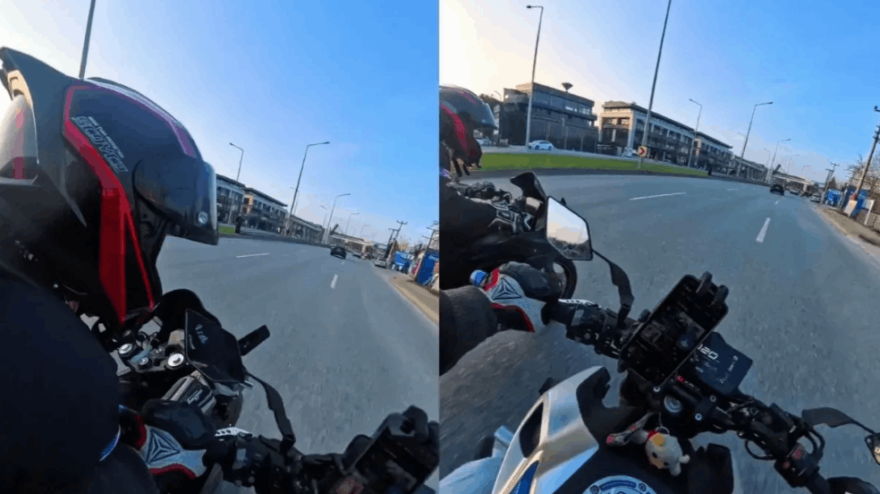 Şerit değişimi kaza getirdi