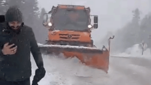 Uludağ’da kar sürprizi