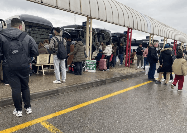 Bursa'da tatil dönüşü yoğunluğu