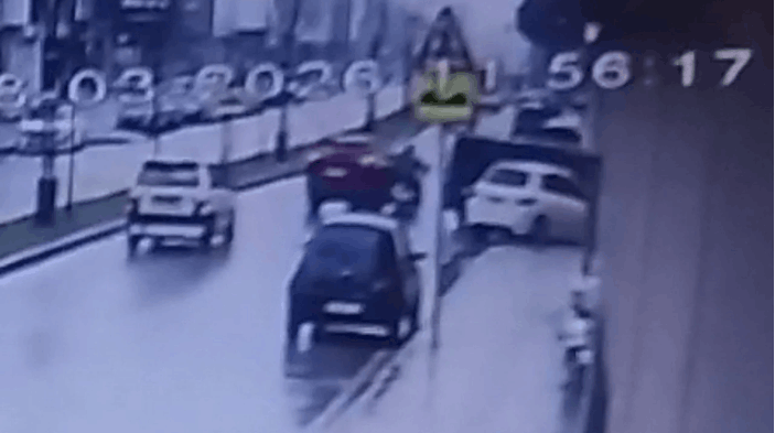 Bursa'da cip ile motosiklet çarpıştı