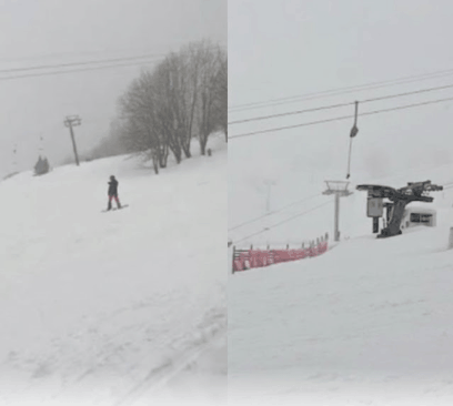 Uludağ'da yoğun kar yağışı!