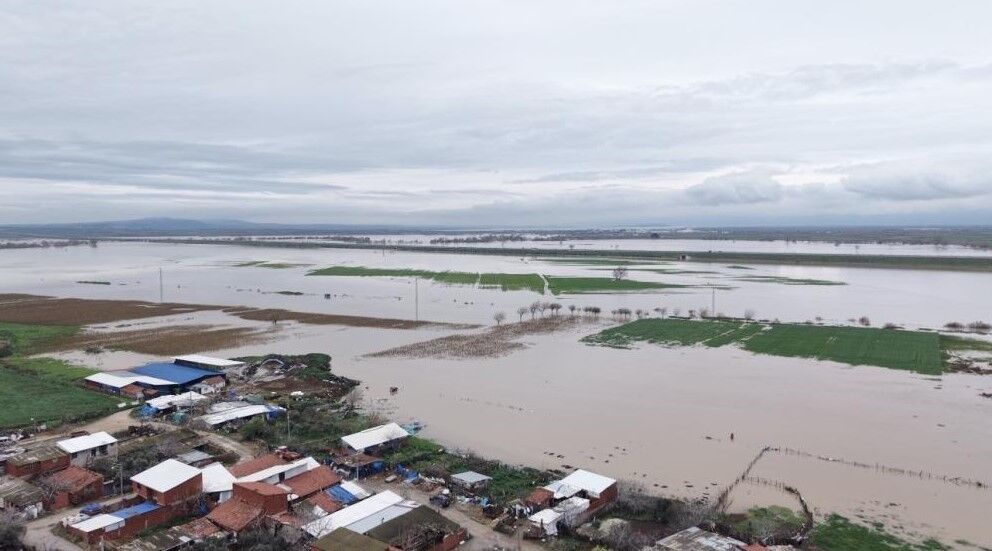 Tarım arazileri sular altında kaldı!