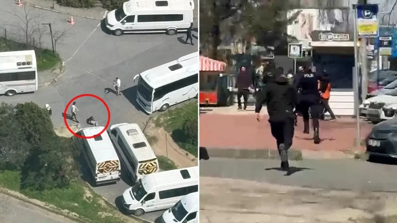 İsrail Konsolosluğu önünde çatışma!