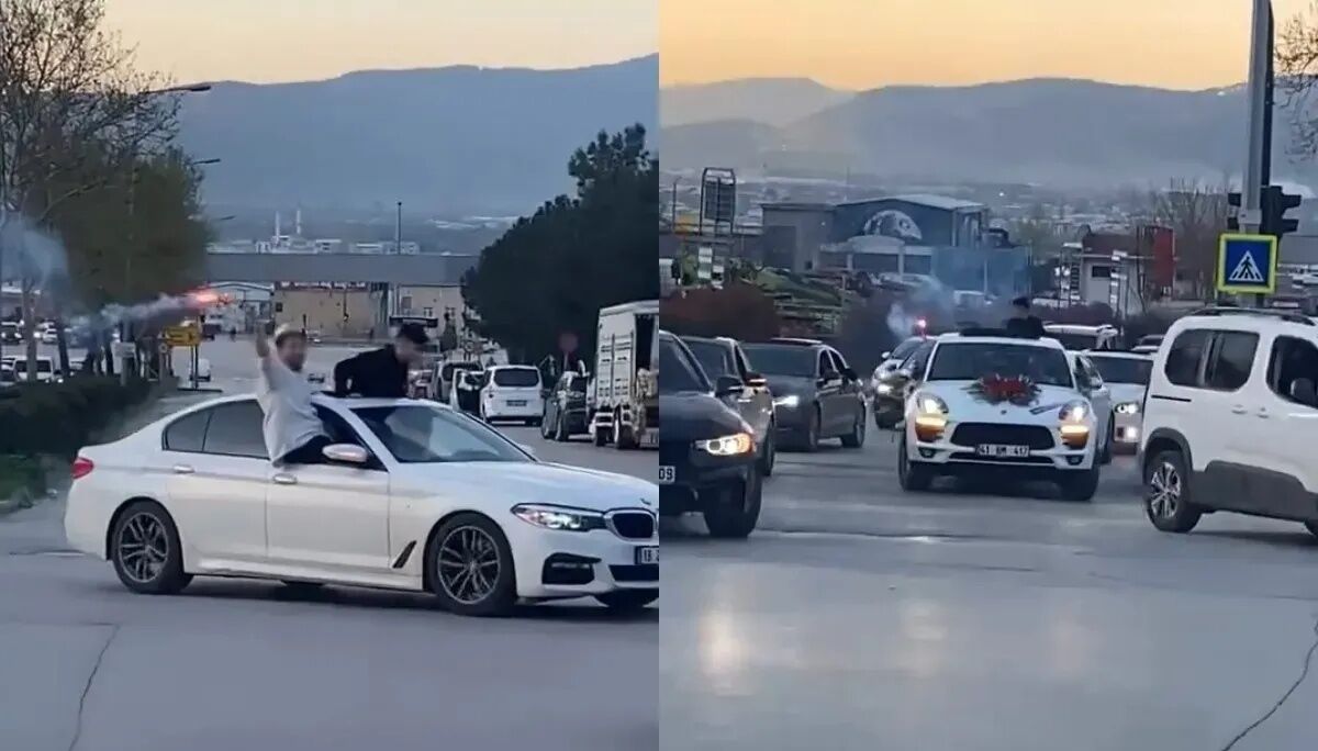Düğün konvoyuna rekor ceza