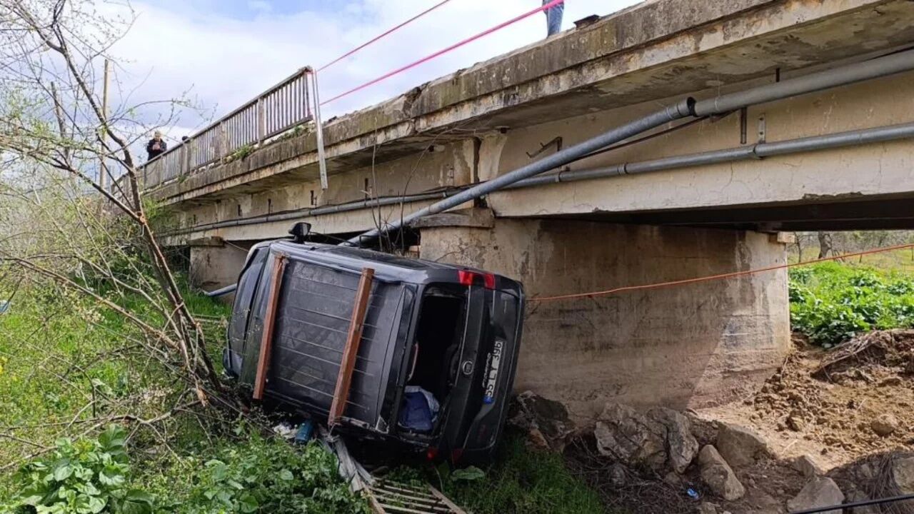 Bursa'da köprüde korkunç kaza!