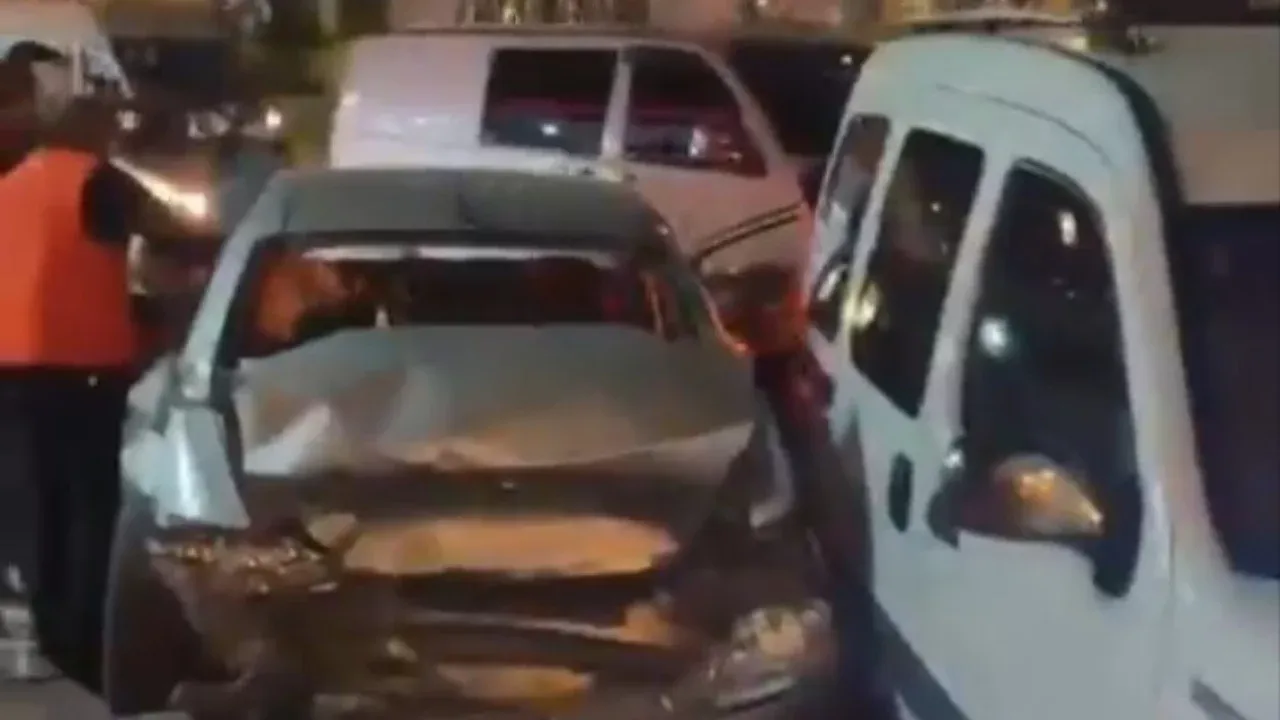 BURSA'NIN ANA ARTERİNDE ZİNCİRLEME KAZA!