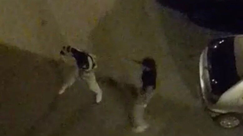 SOKAK ORTASINDA YUMRUKLU KAVGA