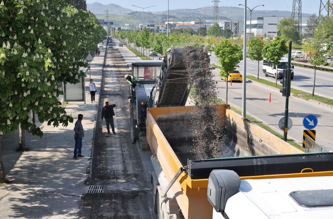 TERMİNAL YOLUNU RAHATLATACAK ÇALIŞMA!