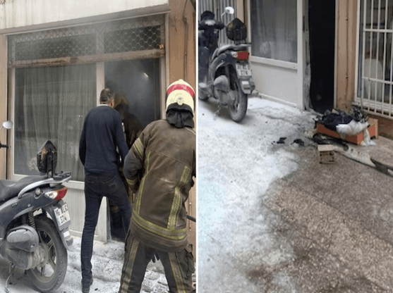 Bursa'da korkutan jeneratör yangını