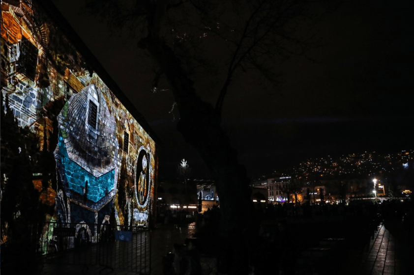 700 yıllık tarih ışıkla canlandı