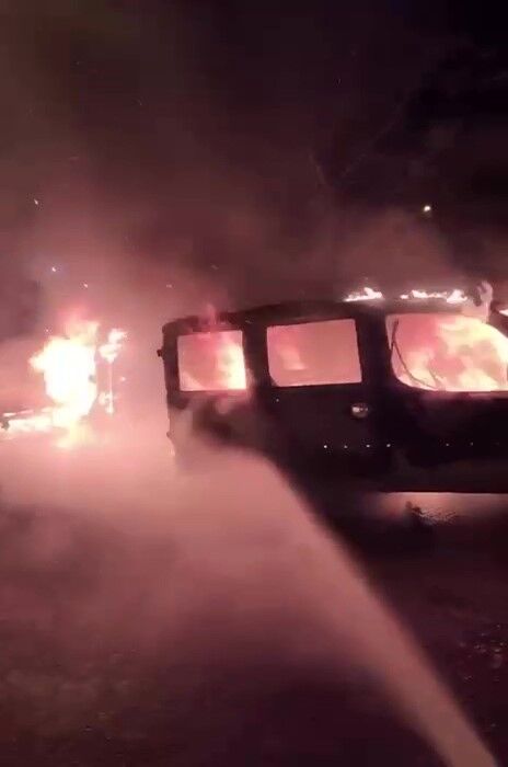 BURSA'DA ARAÇLAR ALEV ALEV YANDI!