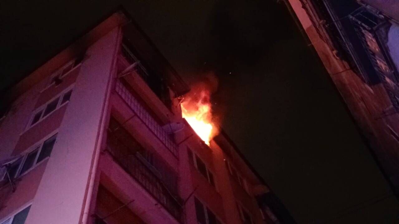 BURSA’DA APARTMANDA YANGIN PANİĞİ
