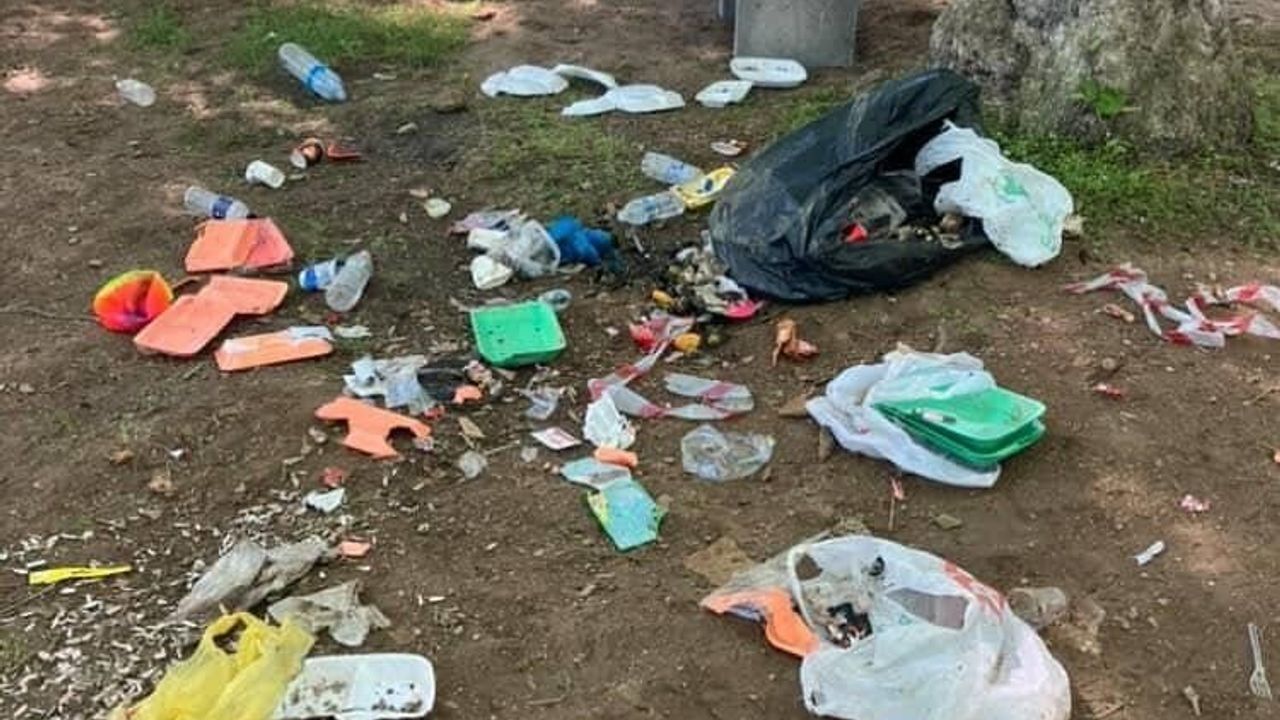 BURSA'DA MESİRE ALANI ÇÖPLÜĞE DÖNDÜ!