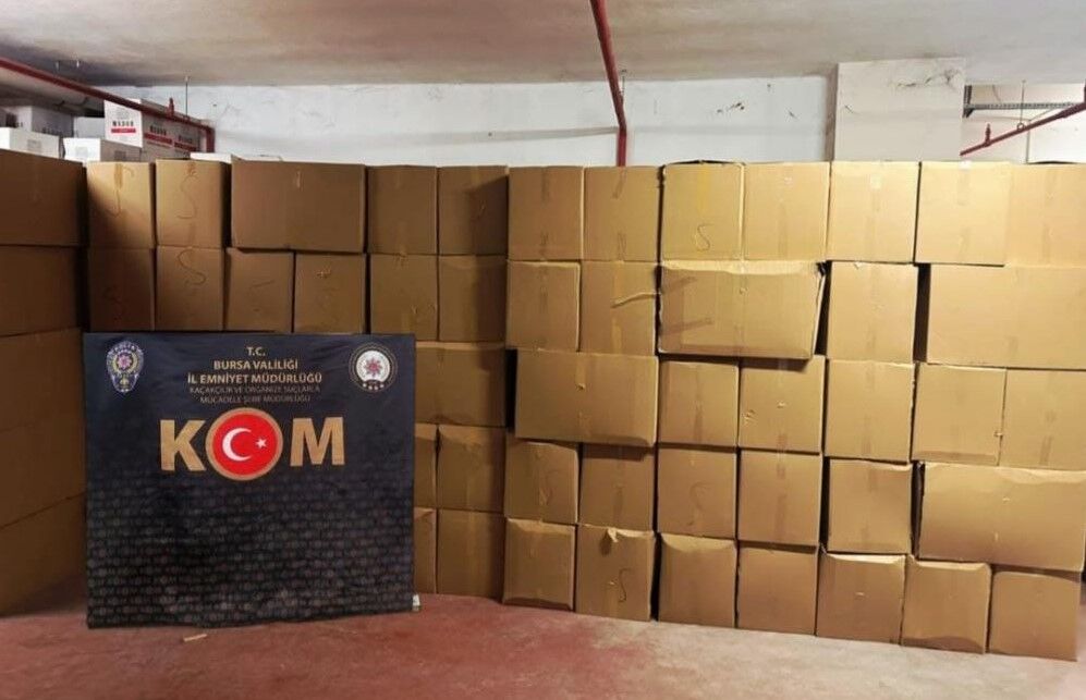 BURSA'DA REKOR KAÇAK OPERASYONU
