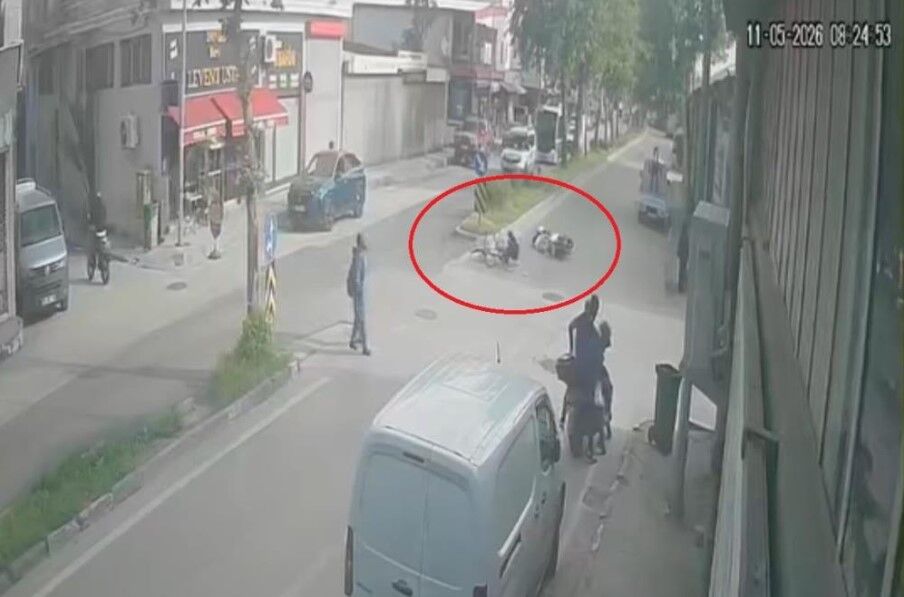 KARARSIZ BİSİKLETLİ KAZA GETİRDİ!