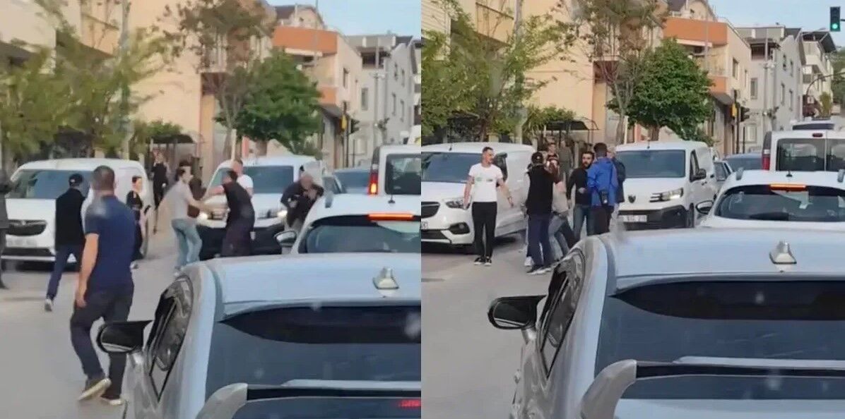 BURSA TRAFİĞİNDE DÖNER BIÇAKLI KAVGA