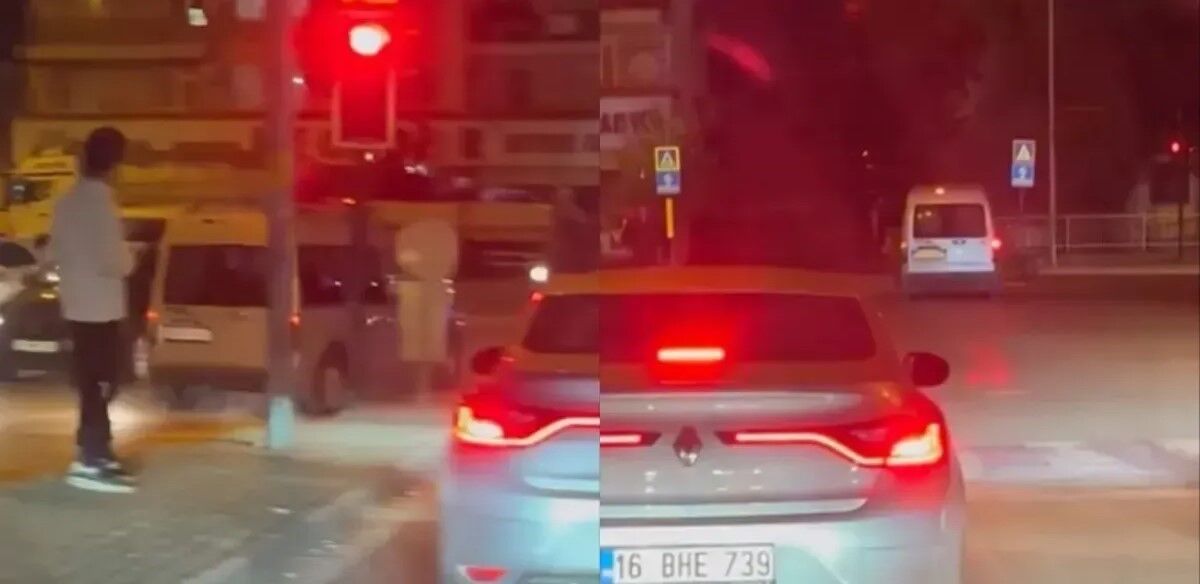 BURSA TRAFİĞİNDE TEHLİKELİ ANLAR!