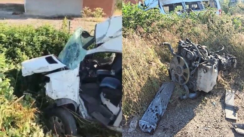 SERVİS MİNİBÜSÜNDE FECİ KAZA!