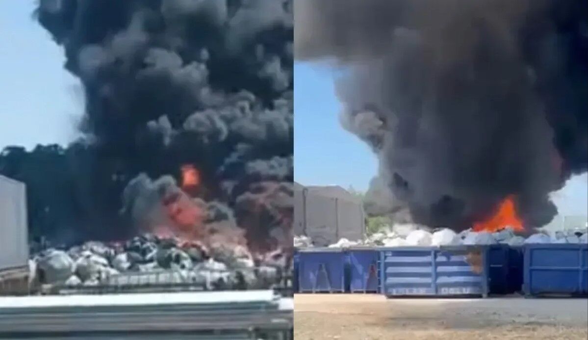SİYAH DUMANLAR GÖKYÜZÜNÜ KAPLADI!