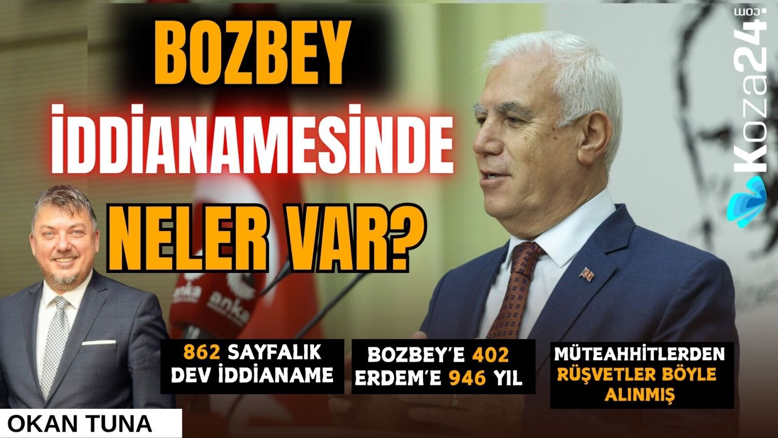 BOZBEY İDDİANAMESİNDE NELER VAR?