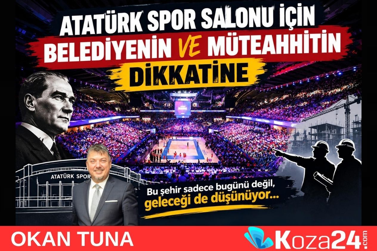ATATÜRK SPOR SALONU İÇİN BELEDİYE’NİN VE MÜTEAHHİTİN DİKKATİNE