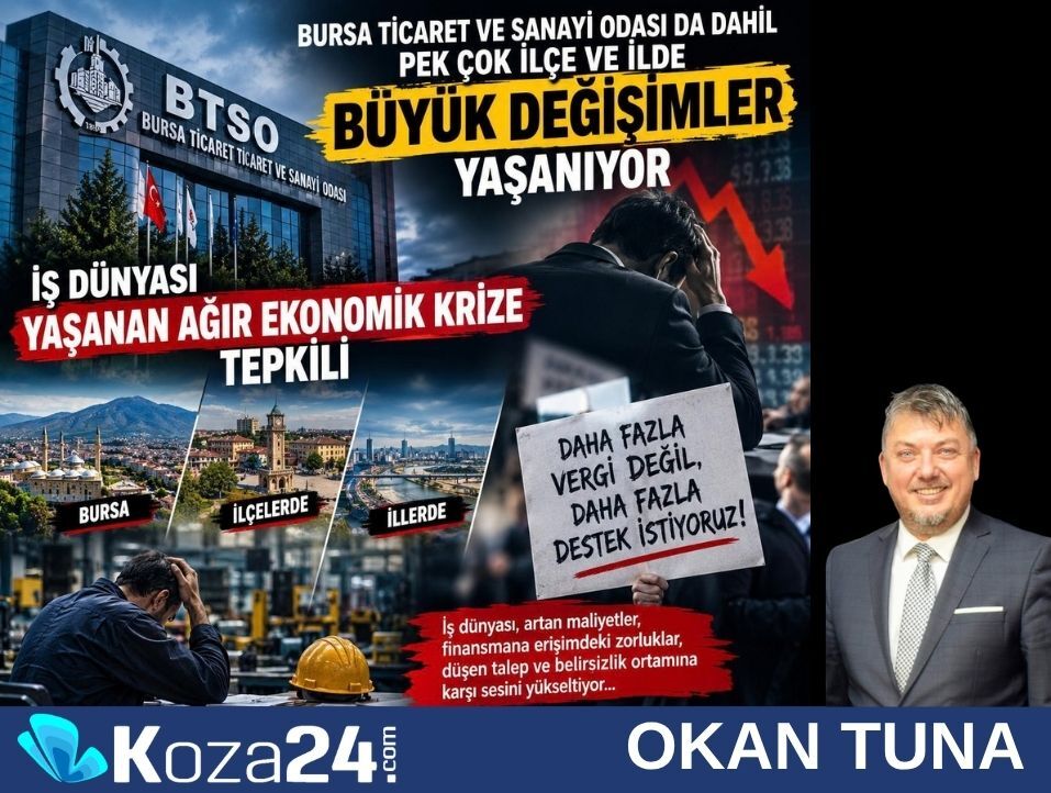 İŞ DÜNYASI YAŞANAN AĞIR EKONOMİK KRİZE TEPKİSİNİ ODA VE BORSA  SEÇİMLERİNDE GÖSTERİYOR